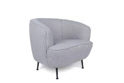 Artie Wing Chair | Beukenhouten Frame | Polyester Linnen Stof | Licht Grijs -Emob 560ARE1719 20 202 a6e8