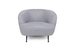 Artie Wing Chair | Beukenhouten Frame | Polyester Linnen Stof | Licht Grijs -Emob 560ARE1719 20 203 9a5a