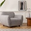 Artie Wing Chair | Beukenhouten Frame | Licht Grijs