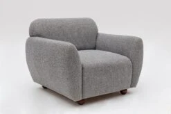 Artie Wing Chair | Beukenhouten Frame | Licht Grijs -Emob 560ARE1727 20 205 a137