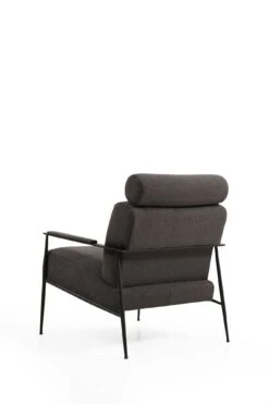 Artie Wing Chair | Frame Van Beukenhout En Spaanplaat | Stof Van 100% Polyester | Grijs -Emob 560ARE1735 20 204 7fcc