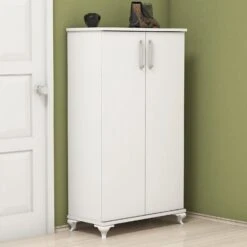 Almaren Schoenenkast | 100% Melamine Gecoat | 18mm Dikte | Wit