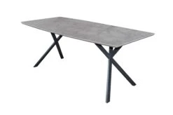 Eettafel Alec 190x90 Industrieel - Beton -Emob 5686 62 4 1b06