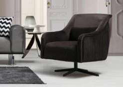 Fauteuil Leandra-zwart
