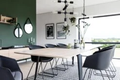 Dressoir Cecile 200cm, 4 Deuren - Beige/ Zwart -Emob 58C6E1B2 7666 40A7 9CA7 3B809EE00B47 aefe