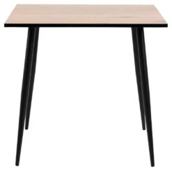Eettafel Wilhelm 80x80 - Wilde Eik/zwart -Emob 5C796F72 9C8A 4F71 8BFE 43193807F76C e745