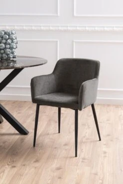 Armstoel Karen - Donkergrijs