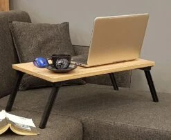 Laptoptafel Vella | 35 X 60 X 24,5 Cm | Kleur: Atlantic Pine Black