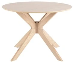 Eettafel Ducci ø105cm - Witte Eik