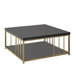 Woody Fashion Salontafel | Melamine Gecoat | Antraciet Goud -Emob 618BLY1133 20 205 22b3