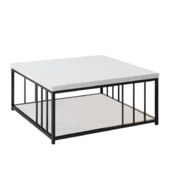 Stijlvolle Woody Fashion Salontafel | Wit Zwart 8 Stijlvolle Woody Fashion Salontafel | Wit Zwart -Emob 618BLY1137 20 205 1893