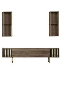 Modieus 180 Cm TV-meubel | Walnoot Zwart 13 Modieus 180 Cm TV-meubel | Walnoot Zwart -Emob 618BLY1147 20 207 e964