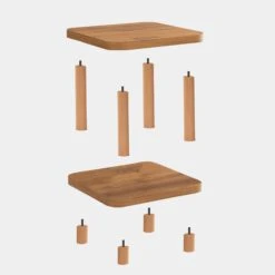 Bijzettafel Dora | Melamine Coating | 25 Mm Dik | Atlantisch Grenen 9 Bijzettafel Dora | Melamine Coating | 25 Mm Dik | Atlantisch Grenen -Emob 688DRA1304 20 203 f790