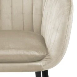 Stijlvolle Eetkamerstoel Hermeline Met Armleuning - Stof Zand -Emob 69713005 5B42 4F93 918C D6ECCCFAC748 d33b