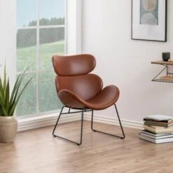 Fauteuil Cazari - Bruin/zwart