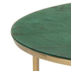 Salontafel Alisma ø80cm - Groen Marmer/ Goud -Emob 6E55889D AEB5 4006 9B02 27A9CB56DA3E 02a4