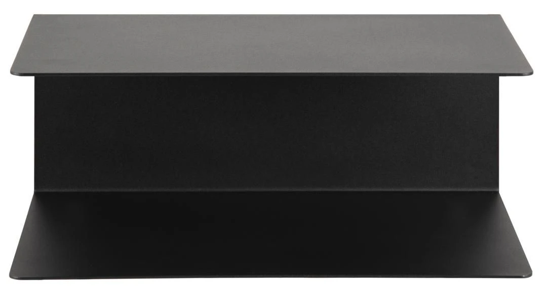 Wandplank Jolie 2 Legplanken - Zwart 8 Wandplank Jolie 2 Legplanken - Zwart - Afbeelding 8