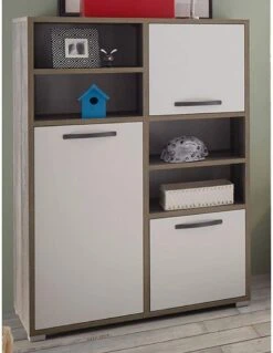 Commode Petrus 96cm Met 3 Deuren - Wit/drijfhout -Emob 71oqV PHHIL. AC SL1500 4927