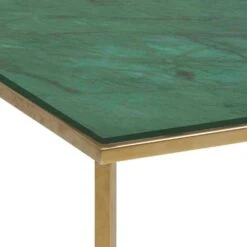 Bijzettafel Alisma 50x50 Cm - Goud/groen -Emob 72295EBD 957F 4D79 9391 6179280C92A4 a396