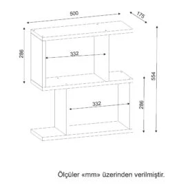 Bijzettafel Art | 50 X 55 Cm | Gemelamineerd Hout -Emob 731WAT2816 20 203 d499