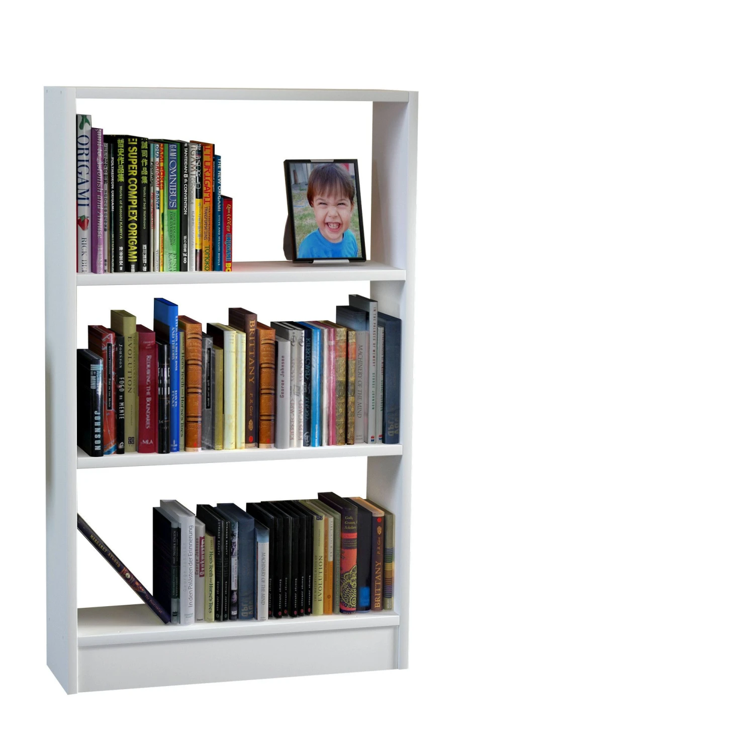 Witte Houten Boekenplank | 18mm Dik | 60x100x19 Cm 2 Witte Houten Boekenplank | 18mm Dik | 60x100x19 Cm - Afbeelding 2