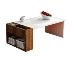 Woody Fashion Salontafel | 18mm Dik | 100% Melamine | Wit Notenhout -Emob 745DCD2806 20 202 265d