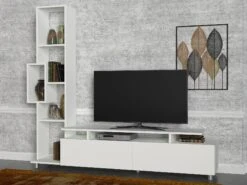 TV-meubel MELAMINE | Woody Mode | 160x166 | Wit 11 TV-meubel MELAMINE | Woody Mode | 160x166 | Wit -Emob 745DCD3011 20 202 70f2