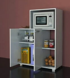 Woody Fashion Keukenkastje - 90x42x123 Cm - Wit 6 Woody Fashion Keukenkastje - 90x42x123 Cm - Wit -Emob 745DCD3906 20 202 6537