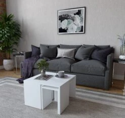 Elegance Salontafel Set | 100% Melamine | 18mm Dik | 60x36cm Wit -Emob 746JUG2809 20 203 b0eb