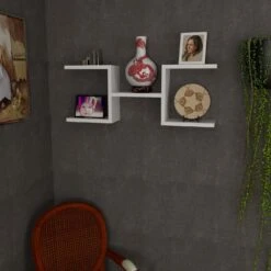 Furny Home Wandplank | 18mm Dik | 75x28cm | Wit -Emob 756FRN1613 20 202 6a0c