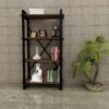 Furny Home Boekenplank | 18mm Dikte | Metalen Frame | Walnoot