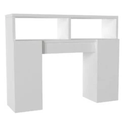 Furny Home Badkamerk- En Toiletkast | 100% Gemelamineerd Spaanplaathout Van 18 Mm Dik | 19,5 X 76,2 X 60,8 Cm | Wit -Emob 756FRN3908 4 75a3