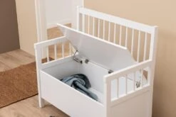 Bank Aster Met Opbergruimte - Beige/wit