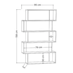 Woody Boekenplank | 18mm Gemelamineerd | Eik -Emob 776HMS3671 20 203 c8c8
