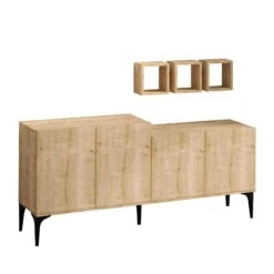 Elegance Console: 100% Gemelamineerd, Saffier Eik -Emob 793ELG1809 20 204 285c