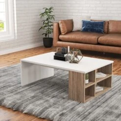 Elegance Salontafel | 100% Melamine | 18mm Dikte | Patara Kleur -Emob 793ELG2809 20 202 2b32