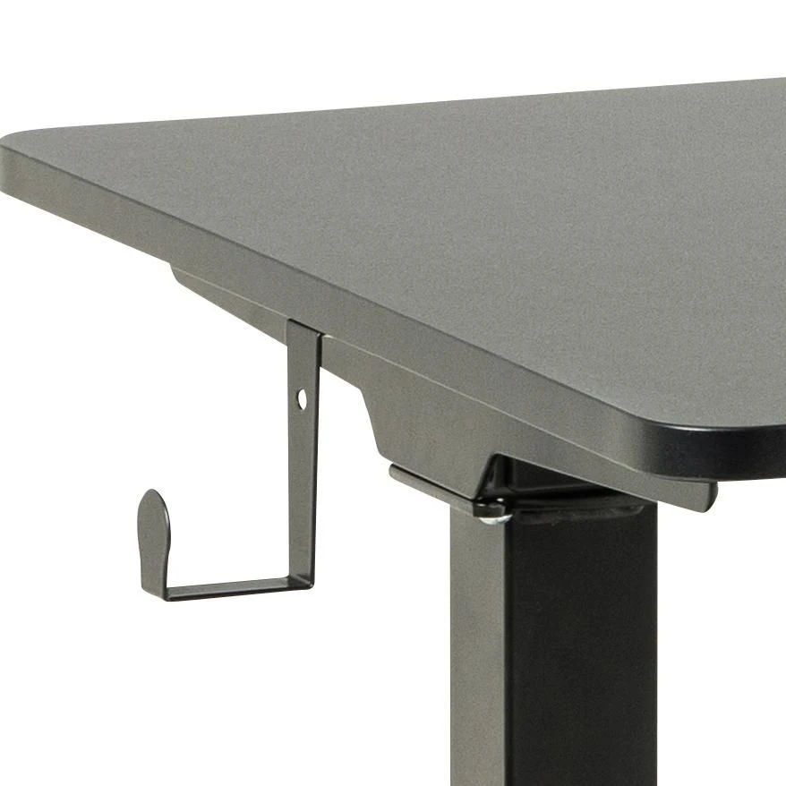 Verstelbare Bureau Garcia Met Haakjes - Zwart 3 Verstelbare Bureau Garcia Met Haakjes - Zwart - Afbeelding 3