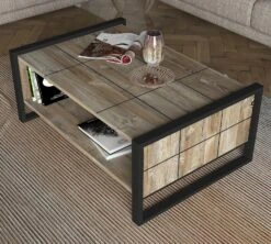 Salontafel Tera Home | 94 X 64 X 38 Cm | Walnut Black -Emob 804TRH2824 3 fc74