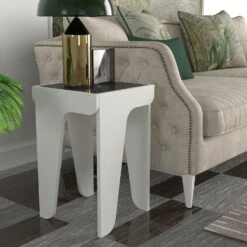 Tera Home Bijzettafel | 100% Melamine | 18mm Dikte | Wit