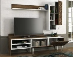 Tera Home TV-meubel | 18mm Dikte | Noten Kleur -Emob 804TRH3014 20 203 eedb