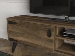 Tera Home TV-meubel | 100% Melamine Gecoat | 18mm | Notelaar Zwart -Emob 804TRH3044 20 204 1a13