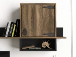 Tera Home TV-meubel | 100% Melamine Gecoat | 18mm | Notelaar Zwart -Emob 804TRH3044 20 205 1e0d