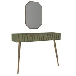 Tera Home Dressoir 120cm | 100% Melamine | Beuken Poten | Noten Donkergroen -Emob 804TRH3503 20 206 ac34