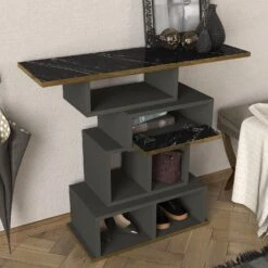 Tera Home Dressoir | 100% Gemelamineerd | Antraciet | 18mm Dik -Emob 804TRH3529 3 2641