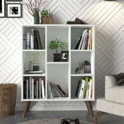 Tera Home Boekenplank | 18mm Dikte | Wit Notenhout