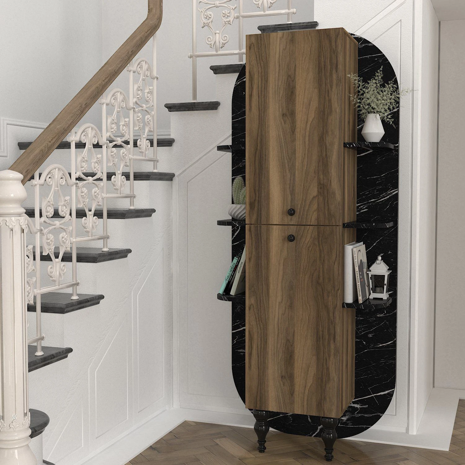 Tera Home Boekenplank | 18 Mm Dikte | Notenhout 8 Tera Home Boekenplank | 18 Mm Dikte | Notenhout - Afbeelding 8