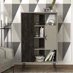 Tera Home Boekenplank - 100% Gemelamineerd Marmer Ontwerp