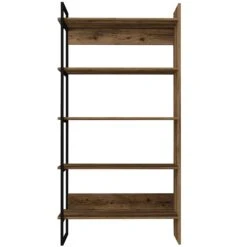 Tera Home Boekenplank | 18mm Melamine Plaat | Metalen Frame | 91" Breedte | Lydia -Emob 804TRH3626 20 204 2f56