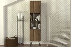 Tera Home Boekenplank | 18mm Dik | Notenhout Afwerking -Emob 804TRH3628 20 202 c34f