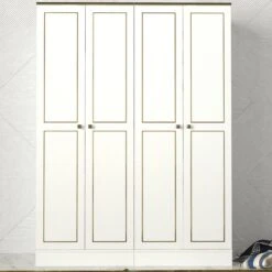 Talon Garderobe | 100% Gecoat Met Melamine | 140 X 194 X 47 | Witgoud -Emob 804TRH3904 2 4322